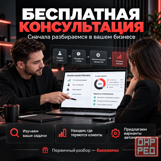 Автоматизация бизнеса в Донецке: сайт, CRM, Telegram, AI Донецк - изображение 2
