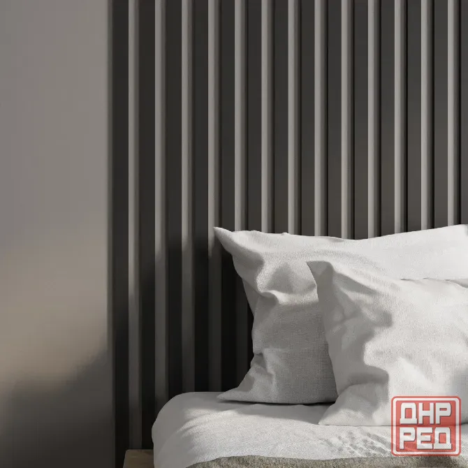 Интерьерная рейка Мдф Stella Бриона Black 16*40*2700 (уп.8шт.) Донецк - изображение 1