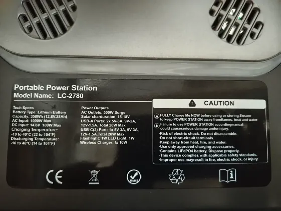 Портативная электростанция зарядная станция с розеткой 220 w Донецк