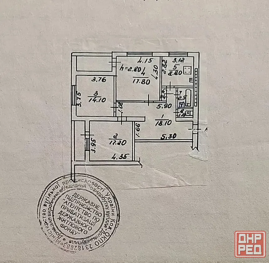 Продам 3х комн крупногабаритную квартиру в Киевском районе Донецк - изображение 3