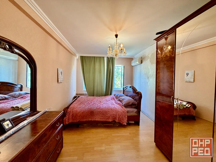 Продам 3х ком с новым ремонтом мебелью и техникой, накопительной системой детская областная больница Донецк - изображение 4