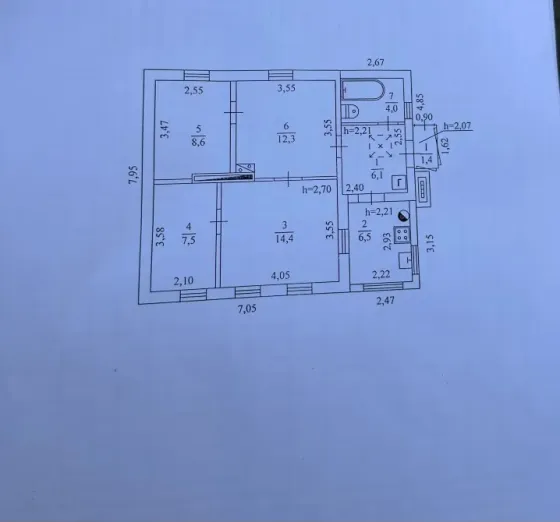 Продам дом в Киевском районе пр.Партизанский, школа 43. Донецк