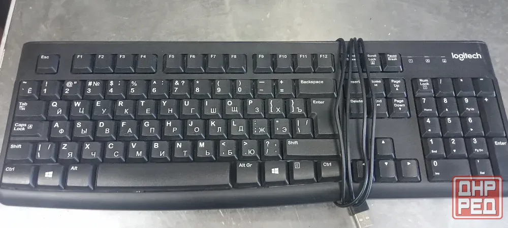 Клавиатура Logitech K120 проводная Донецк - изображение 1