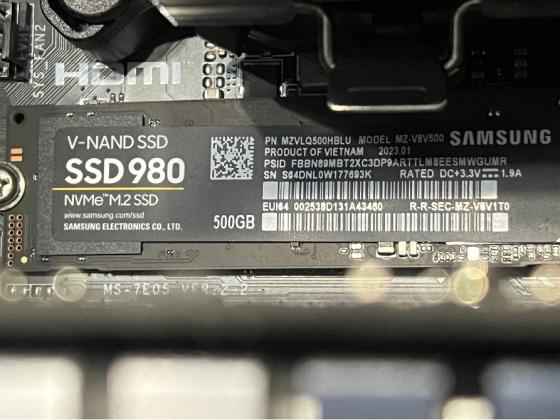 SSD Samsung 980 на 500 гб (модель MZ-V8V500 Донецк