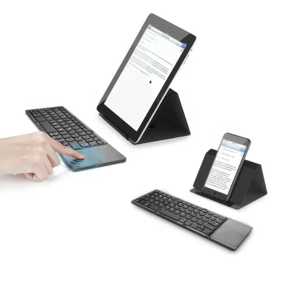 Складная Bluetooth клавиатура с сенсорной панелью Донецк