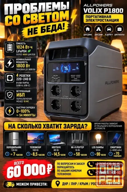 Портативная Электростанция Макеевка - изображение 2