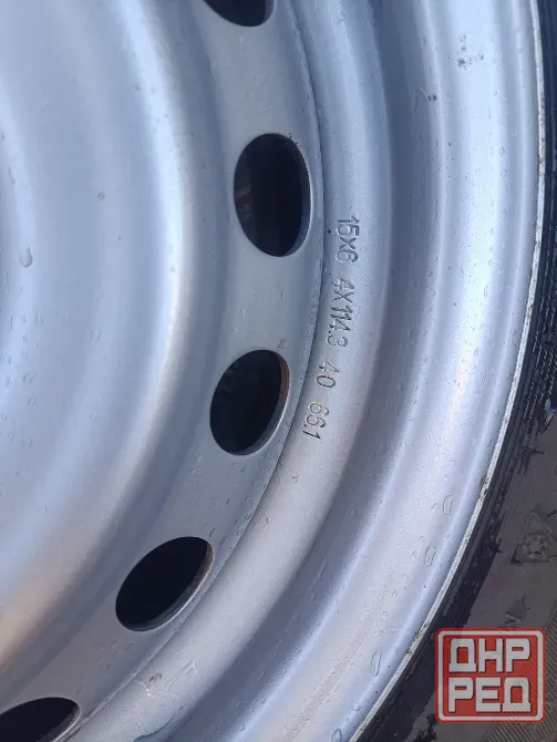 Продам новую зимнюю резину Кордиант 185 / 65 r15 на новых стальных дисках . Разболтовка 4*114,3 Донецк - изображение 4
