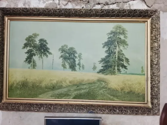 Картина Рожь в отличной рамке Донецк