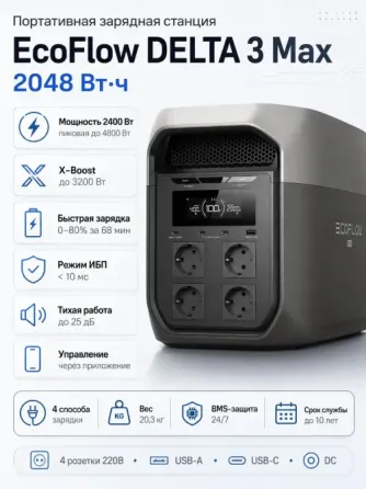 Ecoflow delta 3 max Донецк