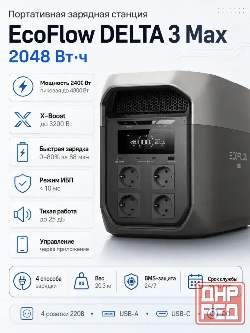 Ecoflow delta 3 max Донецк - изображение 1