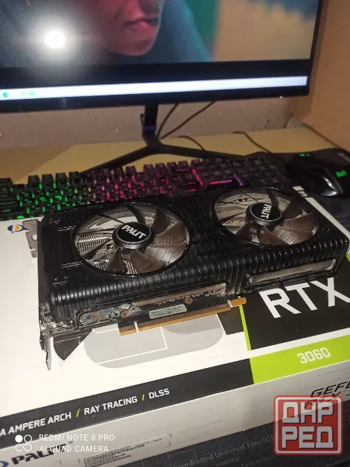 Видеокарта Palit Geforce RTX 3060 12Gb Донецк - изображение 2