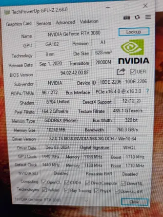 Видеокарта rtx 3080 Донецк