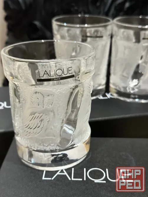 Стаканы 6 шт Lalique Сова Донецк - изображение 2