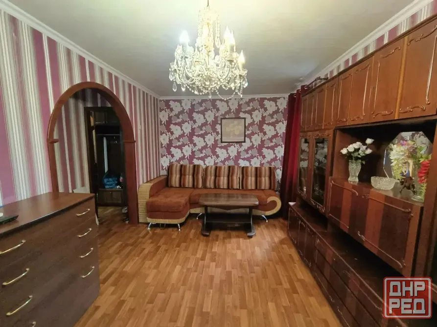 1 комнатная Калининский р. Ильича 84 "Мясокомбинат" Донецк - изображение 1