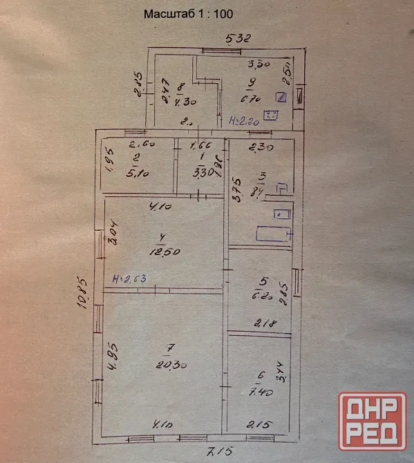 Продам жилой дом с газом 74 м.кв., 3.5 сотки - Макеевка, ул. Солнечная, пос. Октября Макеевка - изображение 2