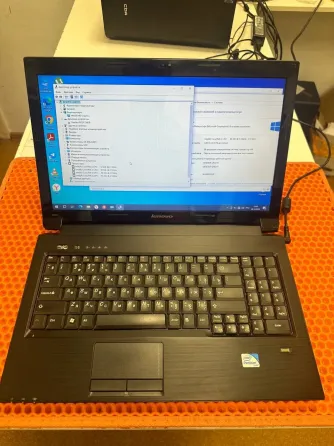 Ноутбук Lenovo b560 i3-330m ddr3 6Gb ssd256Gb Win10 без акб не работает правый usb-порт Донецк