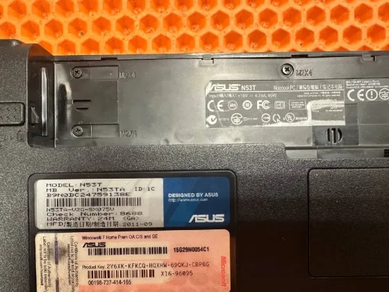 Ноутбук Asus N53T AMD A6-3400m DDR3 6Gb SSD256Gb Radeon hd 6520g Win10 акб почти не держит Донецк