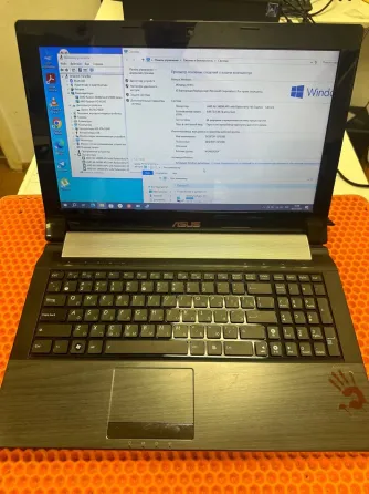 Ноутбук Asus N53T AMD A6-3400m DDR3 6Gb SSD256Gb Radeon hd 6520g Win10 акб почти не держит Донецк