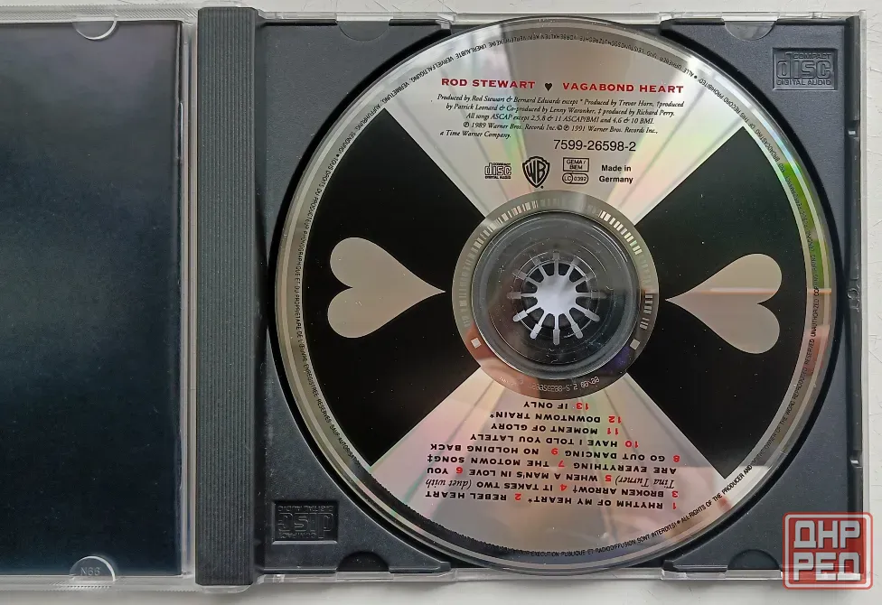 Rod Stewart (1991) Vagabond Heart - CD, фирм.(Germany), Pop-rock Макеевка - изображение 3