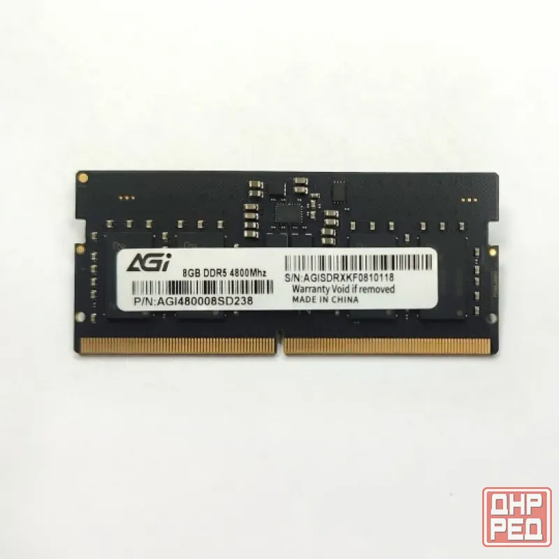 DDR5 8Gb sodimm AGI 4800MHz Оперативная память для ноутбука Донецк - изображение 2