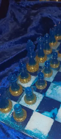 Шахматы из эпоксидной смолы Донецк