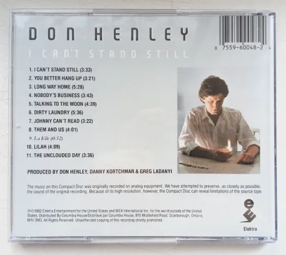 Don Henley (Eagles) (1982) I Can't Stand Still - CD, фирм.(Canada), Country-Rock Макеевка