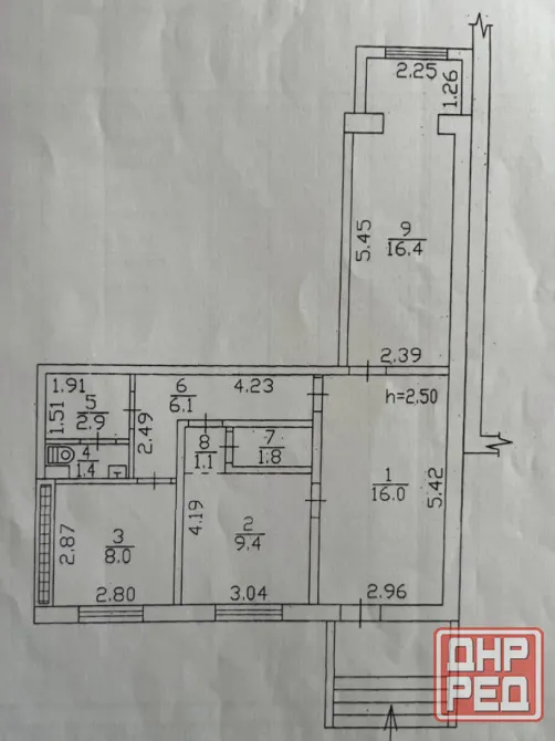 Помещение/магазин/салон/кафе и т.д. , 63кв, пл.Буденного Донецк - изображение 2
