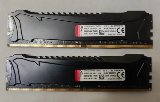 Память Kingston HyperX Savage Black DIMM DDR4 16(2x8)Gb PC19200 2400MHz CL12 [HX424C12SB2K2/16] Донецк