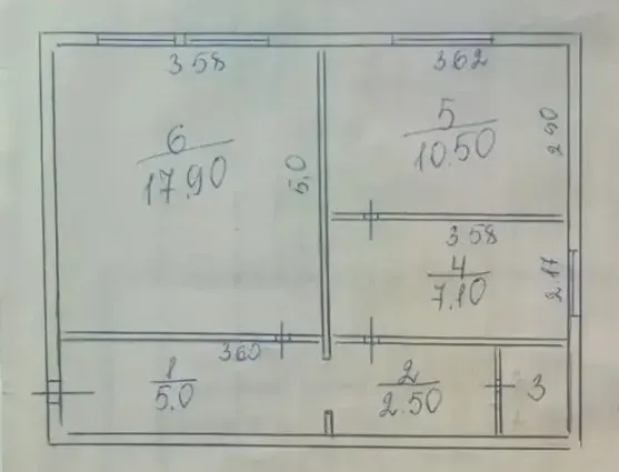 Продам 2-х комн. кв., 2/2 эт., 44 м.кв. - Макеевка, ул. Жукова, пос. Якхз Макеевка
