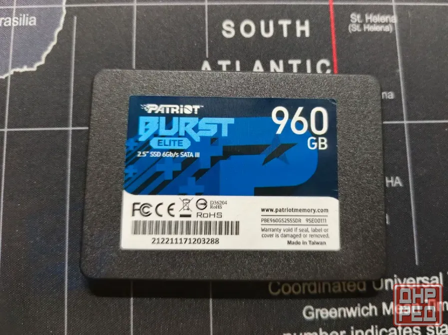 SSD диск внутренний Patriot Burst 960 gb Донецк - изображение 1