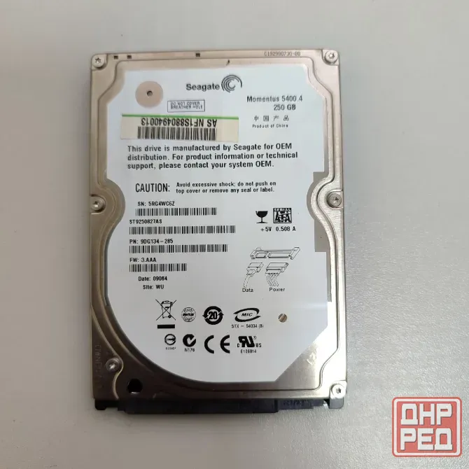 HDD Seagate 250 2,5" Донецк - изображение 1