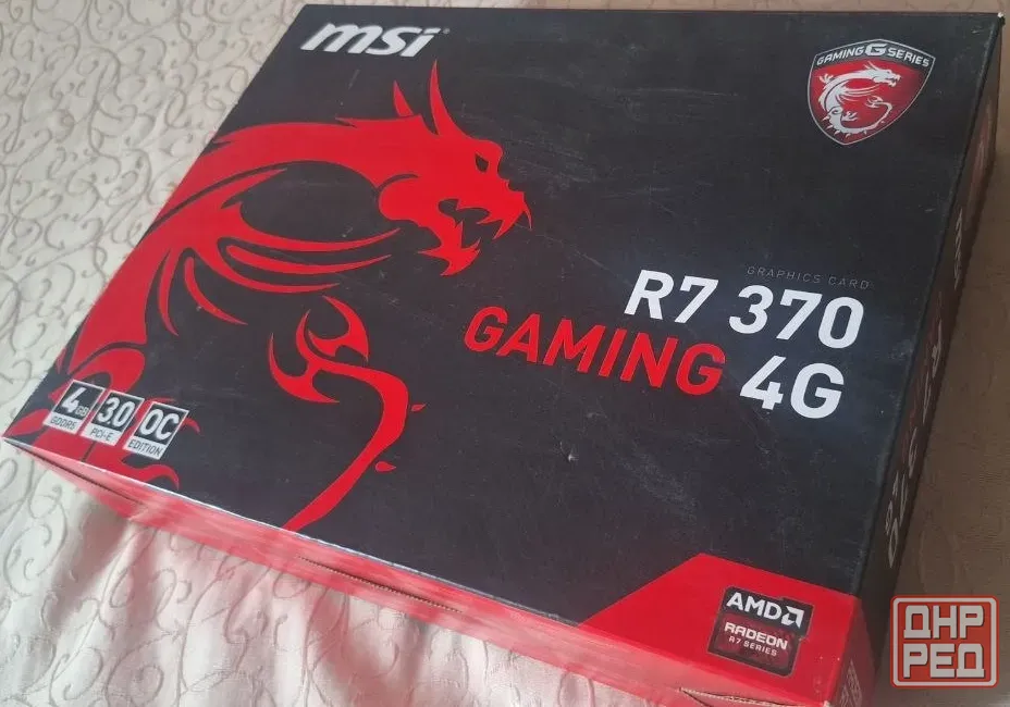 Видеокарта msi r7 370 4gb (под восстановление-банки памяти) Донецк - изображение 1