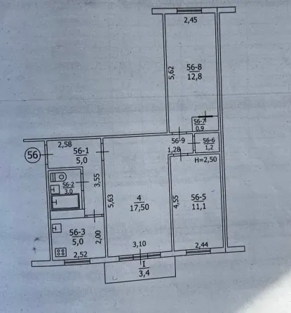 Продам 3-х комнатную квартиру, рядом Югорский парк Макеевка