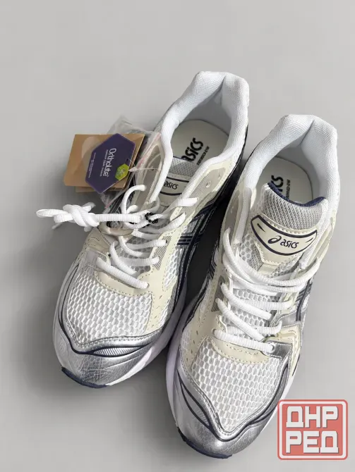 Кроссовки ASICS Gel-Kayano 14, бело-серебристые, EU 42 Донецк - изображение 2