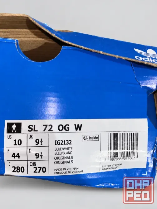 Кроссовки adidas SL 72 OG W, синие с белыми полосками, EU 44 Донецк - изображение 3