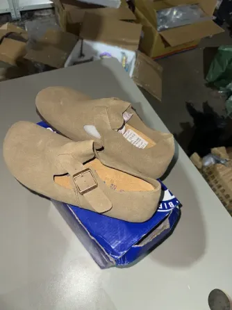 Ботинки Birkenstock London, бежевые, размер 42 Донецк