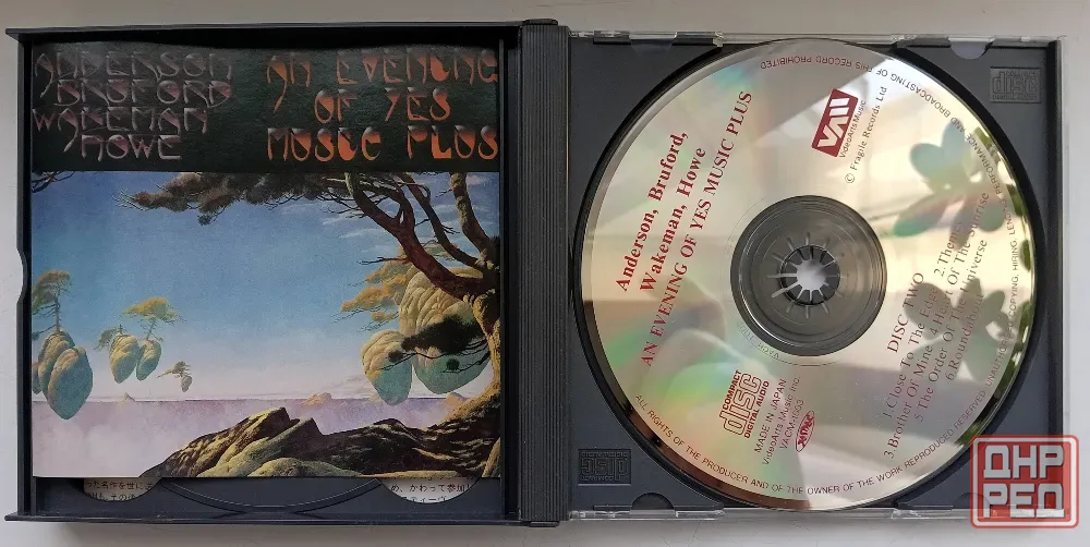 Yes (Andersen Bruford Wakeman Howe) (1989) An Evening Of Yes Music - 2 CD, фирм. (Japan), Арт-рок Макеевка - изображение 4