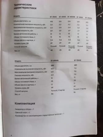 Генератор бензиновый 6,5 кВт Донецк