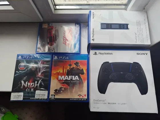 PlayStation 5 Slim 1TB с дисководом и кучей игр Донецк