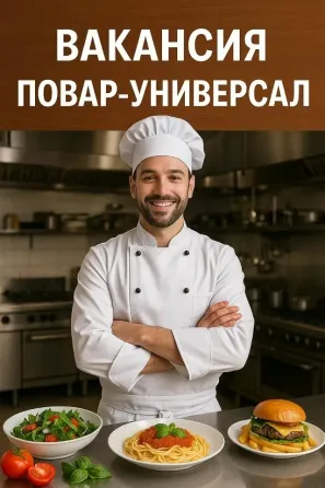 Ищем повара-унивесала! Доставка еды MAX FOOD. Макеевка. Макеевка