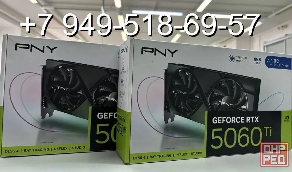 PNY RTX 5060 Ti Dual OC 8GB Донецк - изображение 1