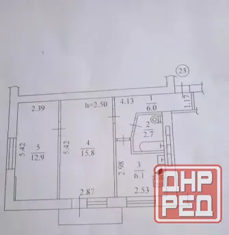 Продам 2-к. квартиру пр. Киевский, 2/4, кирпичный дом. Донецк - изображение 4