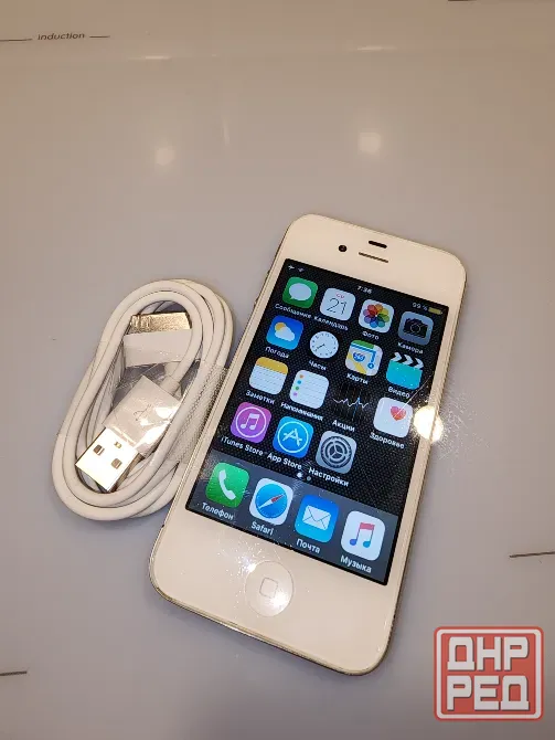 Продам iPhone 4s 16Gb White. Донецк - изображение 1