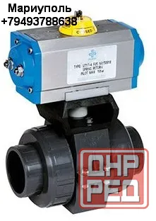 Шаровый кран Praher 2W S4, DN 65-2 ½, d 75 метрический с пневмоприводом Мариуполь - изображение 1