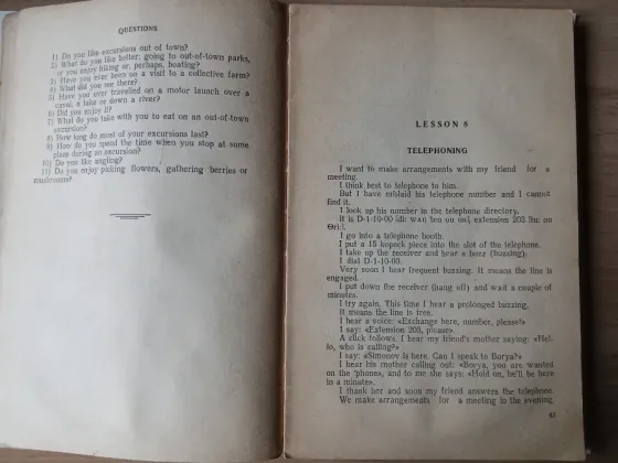 Толстой, Хакина Учитесь говорить по-английски! 1960г. Донецк