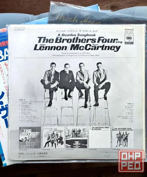 Пластинка Lp A Beatles Songbook TheBrothersFour Lennon McCartney Michelle 1969 Japan Донецк - изображение 7
