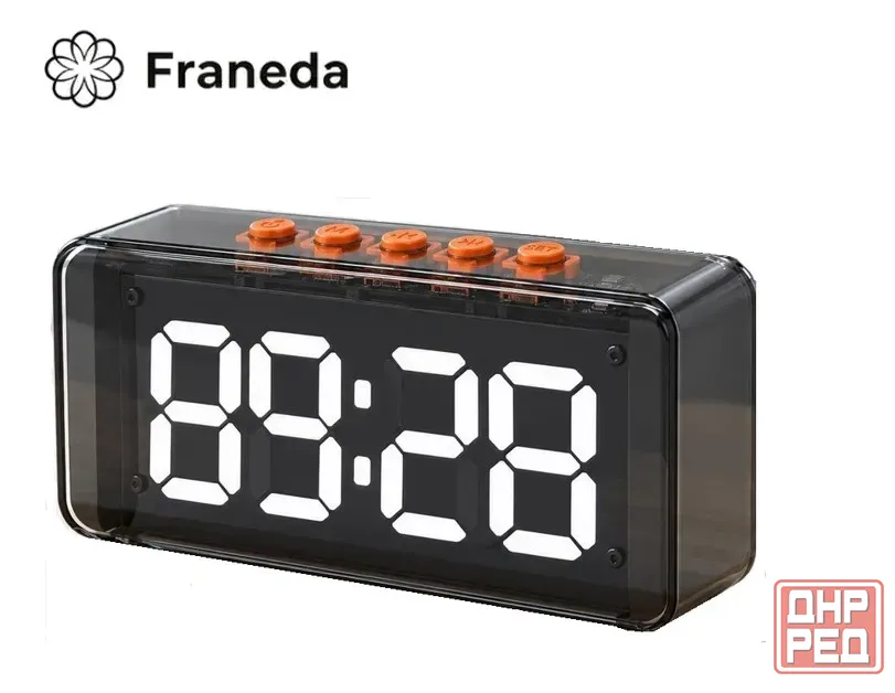 Часы настольные , FM радиоприемник, беспроводная Bluetooth колонка FRANEDA Донецк - изображение 1
