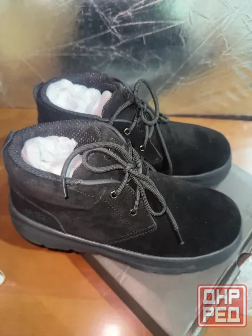 Ботинки UGG Burleigh Chukka, чёрные, EU 42 Донецк - изображение 1