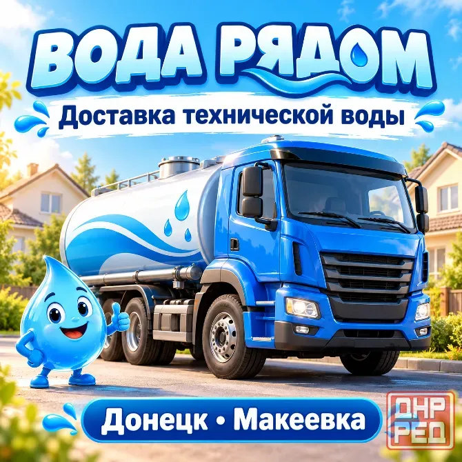 Доставка технической воды в Донецке и Макеевке Донецк - изображение 1