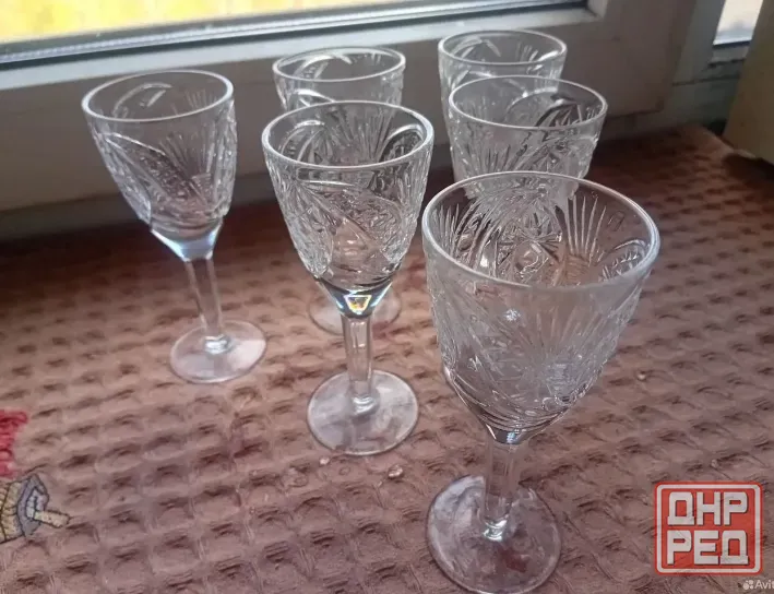 Рюмки хрустальные Донецк - изображение 1